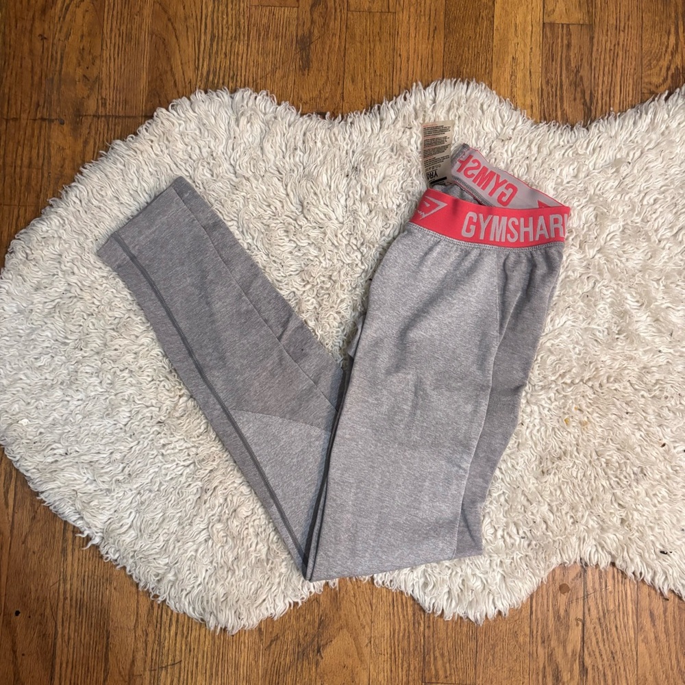 Pink and gray gymshark leggings